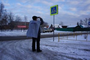 Активисты ОНФ проверили безопасность пешеходных переходов у школ Владимира