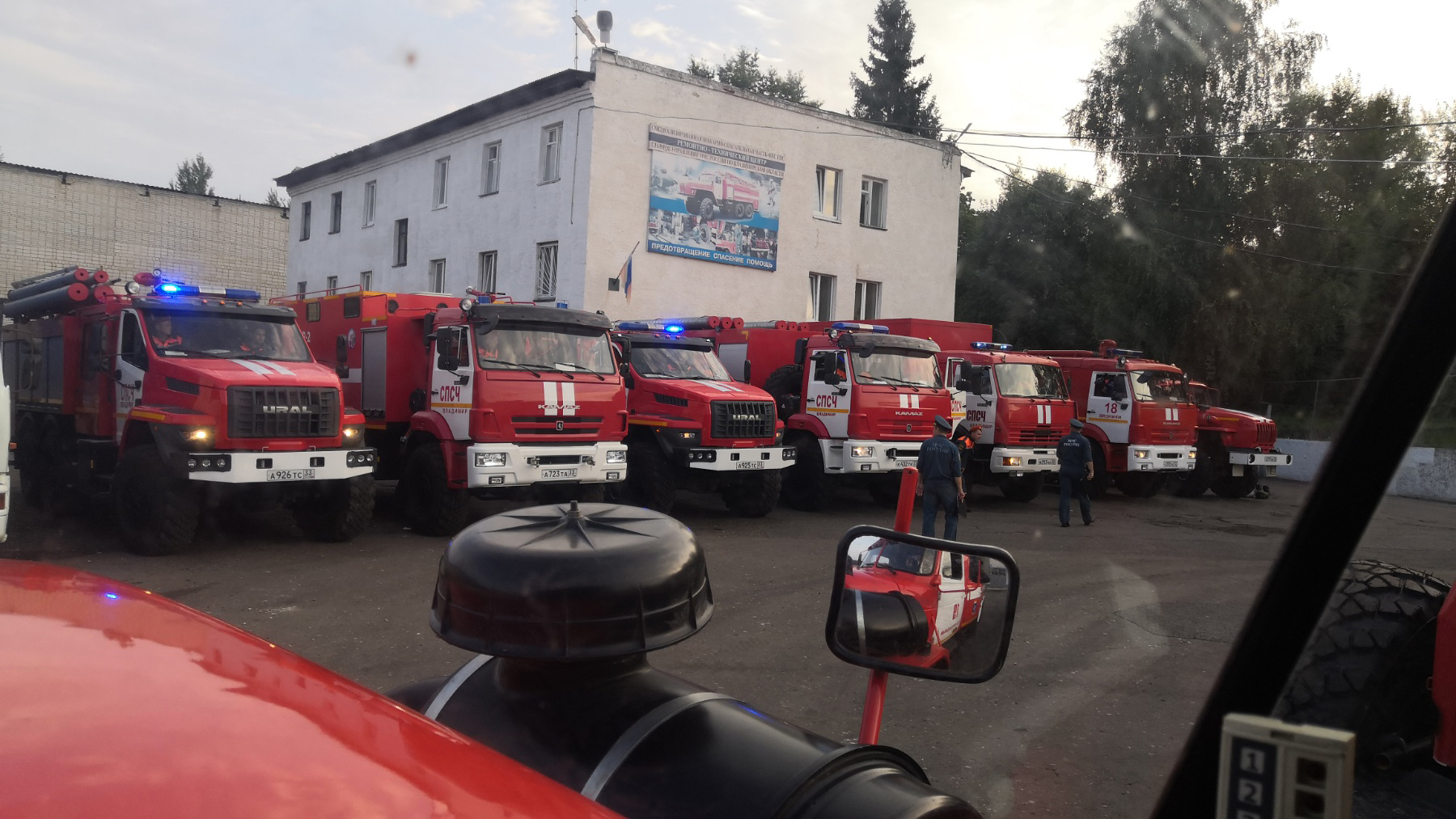 Пожарные Гусь-Хрустального убыли на тушение пожара в Мордовском заповеднике  | Гусевские вести | Gusmedia.ru